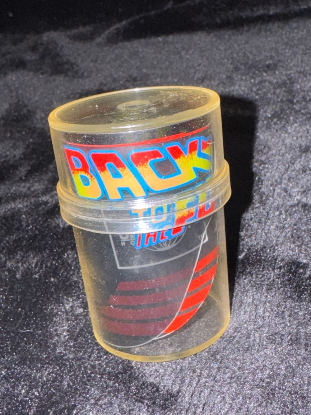 Back to the future promotional Universal Clear Capsule rolled sunglasses